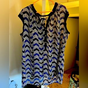 Women’s Daniel Rainn breezy blouse, size 1X